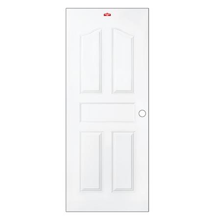 ประตูภายนอกเหล็ก เจาะลูกบิด PROFESSIONAL DOOR G1W 79.2x199.4 ซม. สีขาว