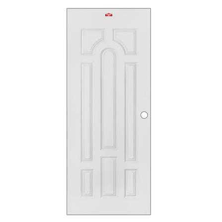 ประตูภายนอกเหล็ก เจาะลูกบิด PROFESSIONAL DOOR L2C 89.2x199.4 ซม. สีครีม