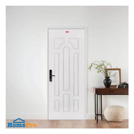 ประตูภายนอกเหล็ก เจาะลูกบิด PROFESSIONAL DOOR L2C 89.2x199.4 ซม. สีครีม_2