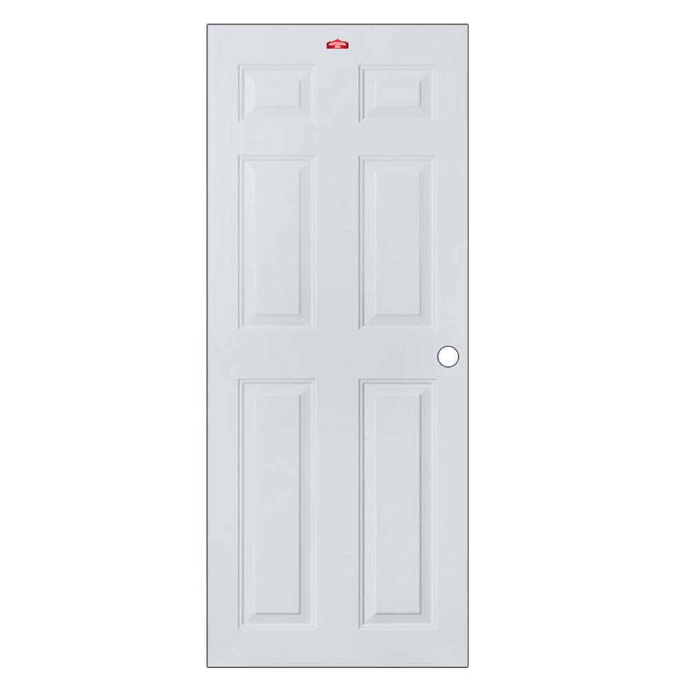 ประตูภายนอกเหล็ก เจาะลูกบิด PROFESSIONAL DOOR A2G 89.2x199.4 ซม. สีเทา