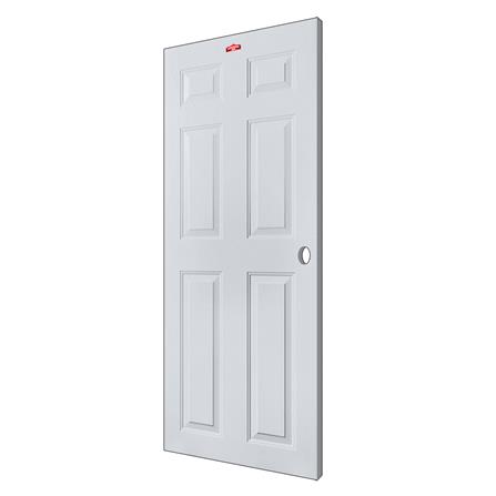 ประตูภายนอกเหล็ก เจาะลูกบิด PROFESSIONAL DOOR A2G 89.2x199.4 ซม. สีเทา_1