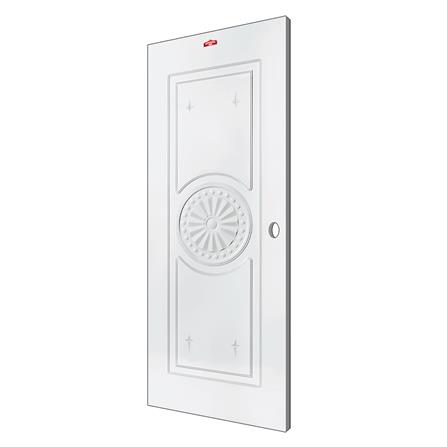 ประตูภายนอกเหล็ก เจาะลูกบิด PROFESSIONAL DOOR I1W 79.2x199.4 ซม. สีขาว_1