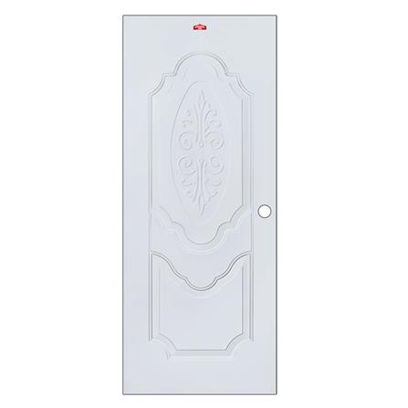 ประตูภายนอกเหล็ก เจาะลูกบิด PROFESSIONAL DOOR R2G 89.2x199.4 ซม. สีเทา