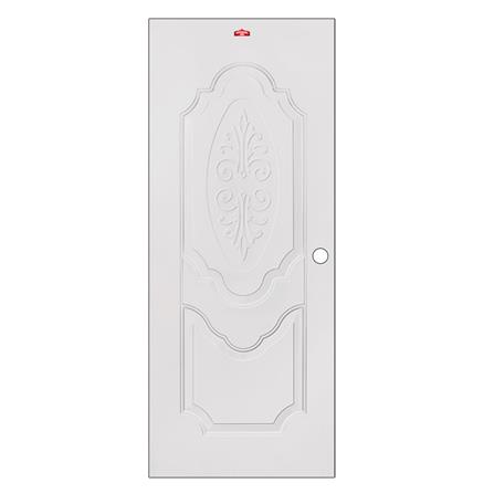 ประตูภายนอกเหล็ก เจาะลูกบิด PROFESSIONAL DOOR R1C 79.2x199.4 ซม. สีครีม