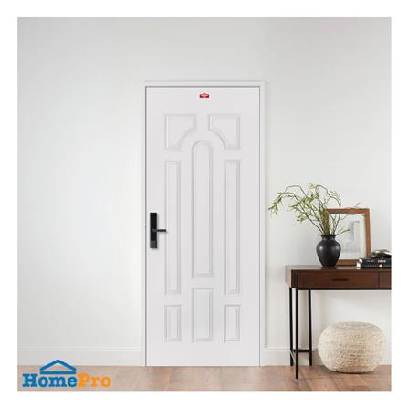 ประตูภายนอกเหล็ก เจาะลูกบิด PROFESSIONAL DOOR L1C 79.2x199.4 ซม. สีครีม_2