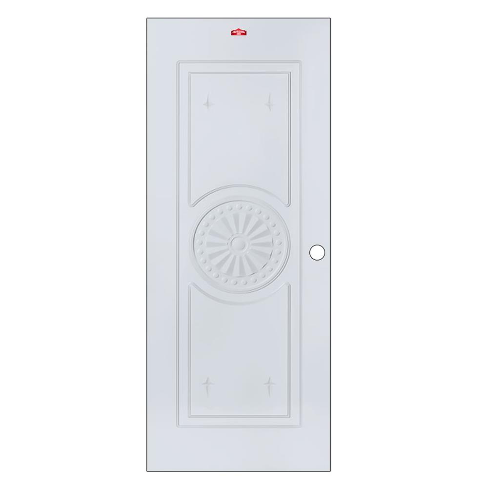 ประตูภายนอกเหล็ก เจาะลูกบิด PROFESSIONAL DOOR I2G 89.2x199.4 ซม. สีเทา