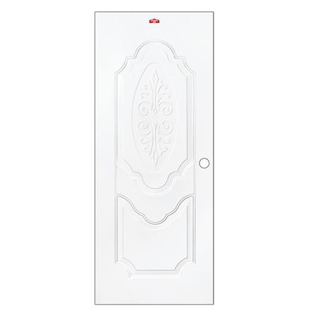 ประตูภายนอกเหล็ก เจาะลูกบิด PROFESSIONAL DOOR R2W 89.2x199.4 ซม. สีขาว_0