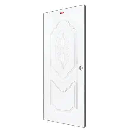 ประตูภายนอกเหล็ก เจาะลูกบิด PROFESSIONAL DOOR R2W 89.2x199.4 ซม. สีขาว_1