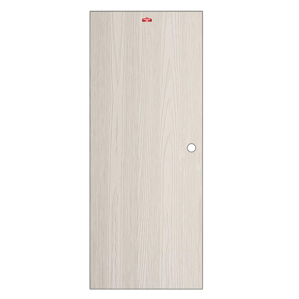 ประตูภายนอกเหล็ก เจาะลูกบิด PROFESSIONAL DOOR WD1C 79.2x199.4 ซม. สีครีม