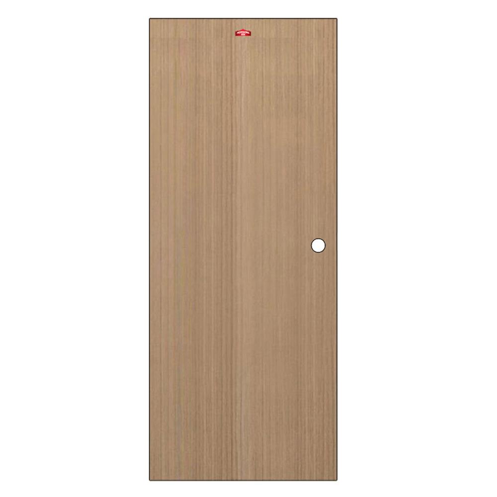 ประตูภายในเหล็ก เจาะลูกบิด PROFESSIONAL DOOR D2-40 89.2x199.4 ซม. สีน้ำตาล
