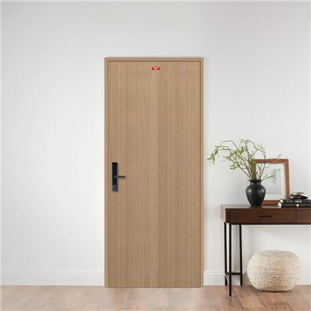ประตูภายในเหล็ก เจาะลูกบิด PROFESSIONAL DOOR D2-40 89.2x199.4 ซม. สีน้ำตาล_2