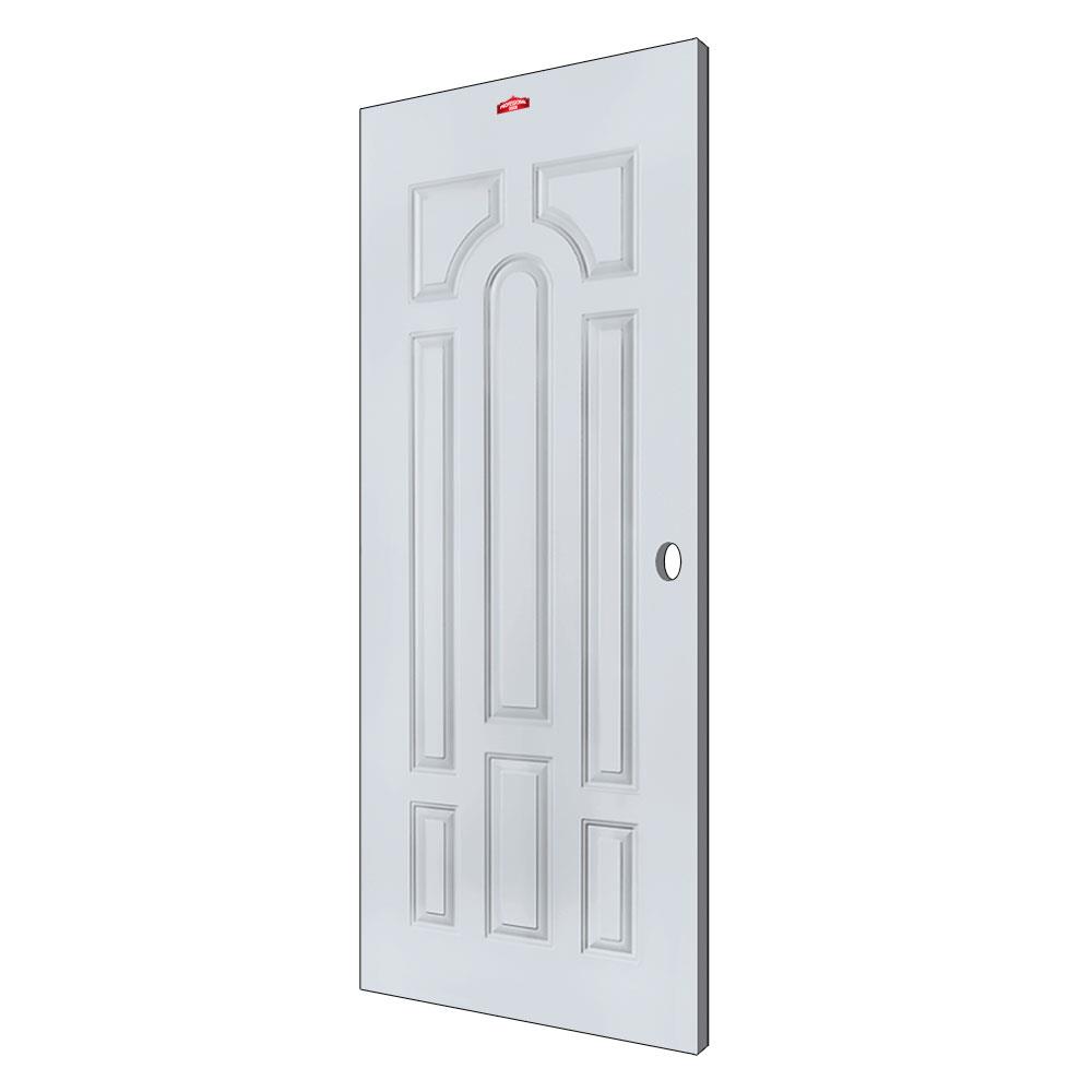 ประตูภายนอกเหล็ก เจาะลูกบิด PROFESSIONAL DOOR L2G 89.2x199.4 ซม. สีเทา