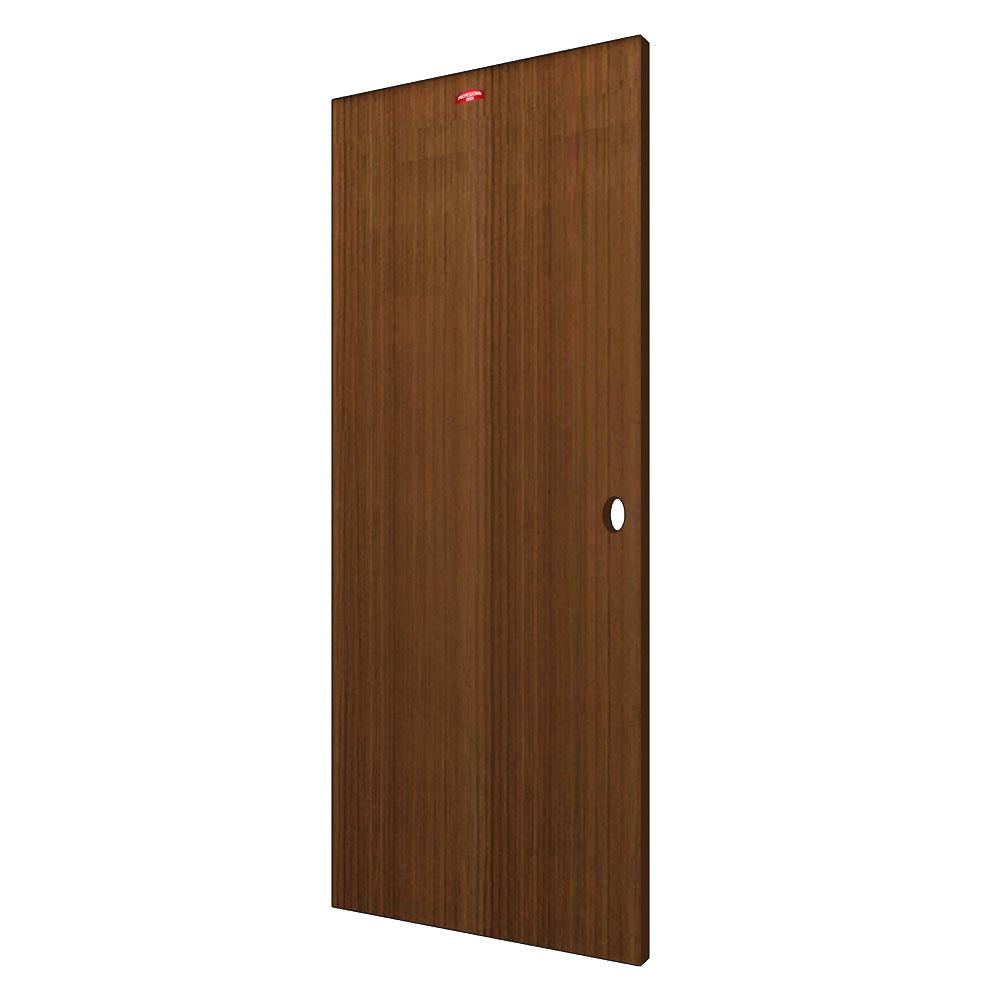 ประตูภายในเหล็ก เจาะลูกบิด PROFESSIONAL DOOR D2-38 89.2x199.4 ซม. สีโอ๊ค