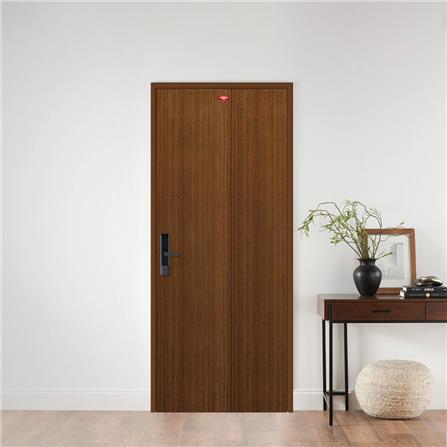 ประตูภายในเหล็ก เจาะลูกบิด PROFESSIONAL DOOR D1-38 79.2x199.4 ซม. สีโอ๊ค_2