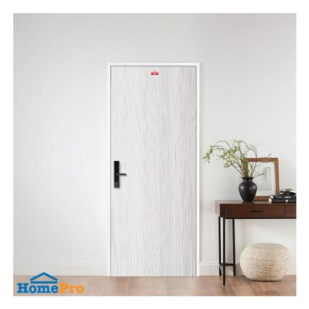 ประตูภายนอกเหล็ก เจาะลูกบิด PROFESSIONAL DOOR WD2W 89.2x199.4 สีขาวเม็ดทราย_2