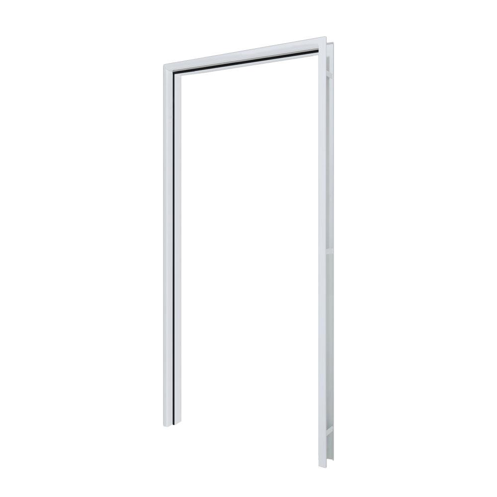 วงกบประตูเหล็ก PROFESSIONAL DOOR FR2RG 96.4x203.5 ซม. สีเทา
