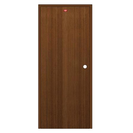 ชุดประตูภายในเหล็ก เจาะลูกบิด PROFESSIONAL DOOR FR1RBW+D138 86.4x203.5 ซม. สีน้ำตาล