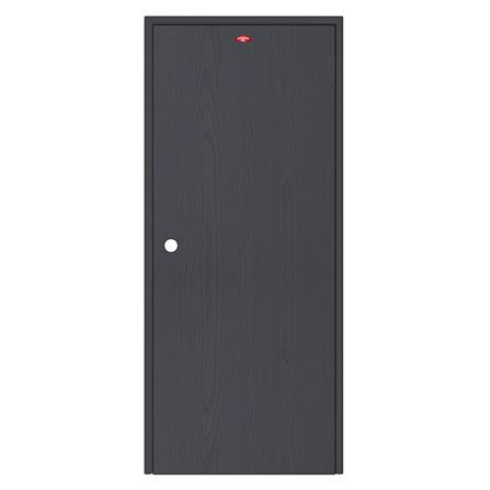 ชุดประตูเหล็ก เจาะลูกบิด PROFESSIONAL DOOR FR2LBK+WD2BK 96.4x203.5 ซม. สีเทาเม็ดทราย