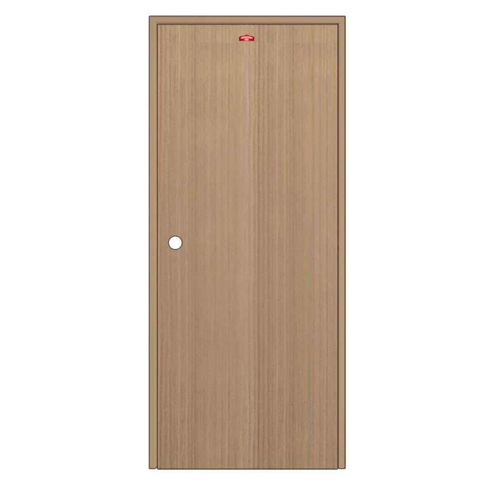 ชุดประตูภายในเหล็ก เจาะลูกบิด PROFESSIONAL DOOR FR1LC+D140 86.4x203.5 ซม. สีครีม