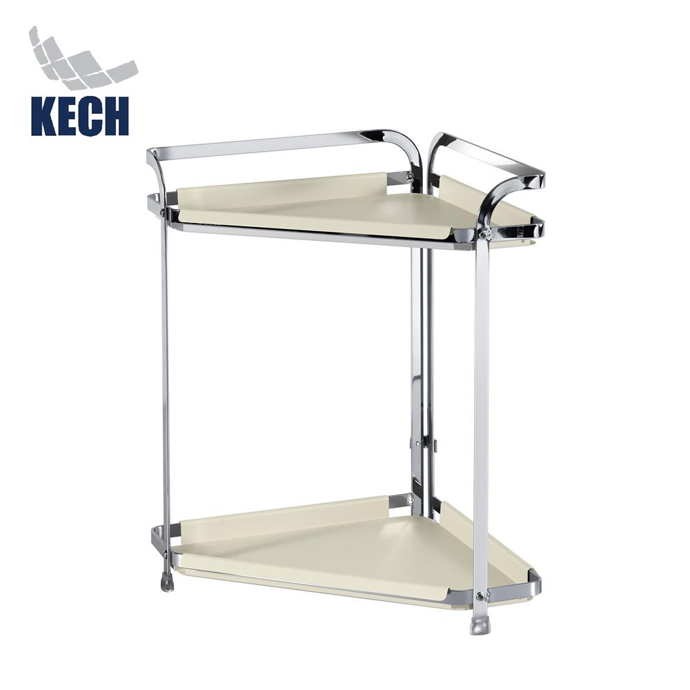 ชั้นเข้ามุม 2 ชั้น KECH IVORY 26.5x26.5x37 ซม.