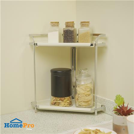 ชั้นเข้ามุม 2 ชั้น KECH IVORY 26.5x26.5x37 ซม._3