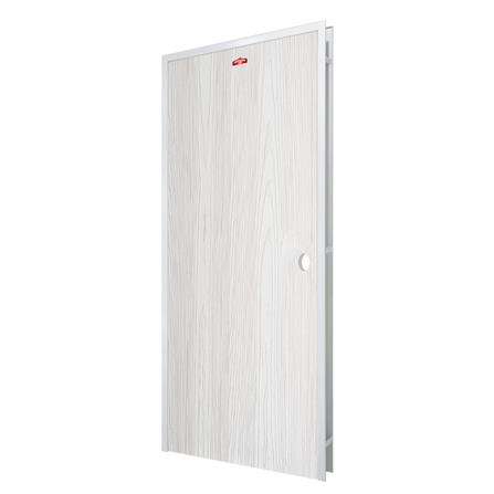 ชุดประตูเหล็ก เจาะลูกบิด PROFESSIONAL DOOR FR1RW+WD1W 86.4x203.5 ซม. สีขาวเม็ดทราย_1