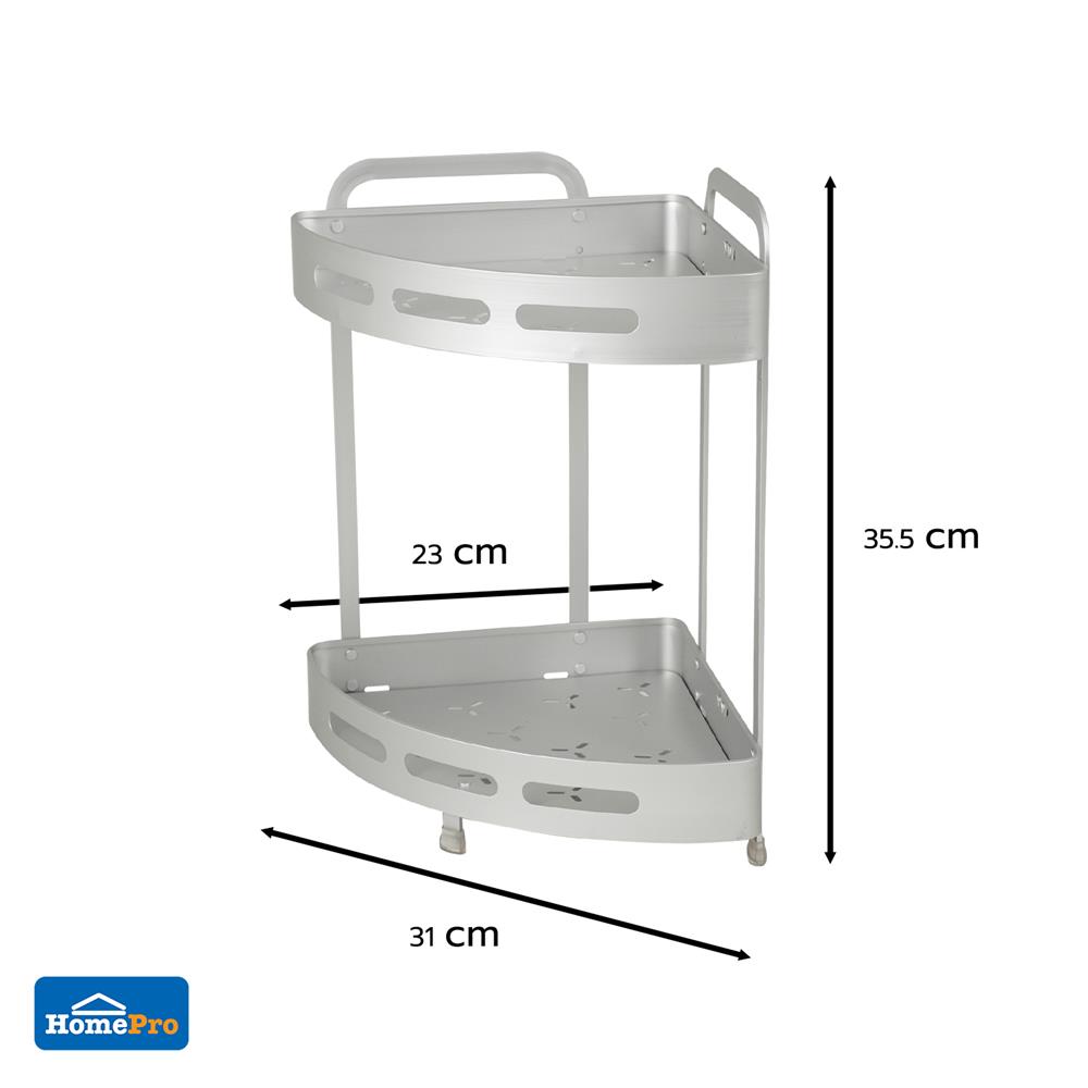 ชั้นเข้ามุมอะลูมิเนียม 2 ชั้น KECH BEYOND