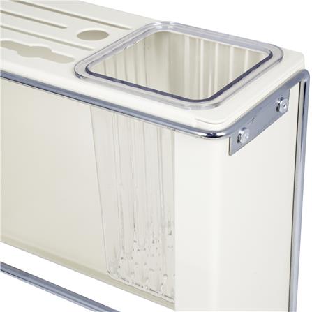 กล่องเก็บมีด, ช้อน และเขียง พร้อมถาดรองน้ำ KECH IVORY_3