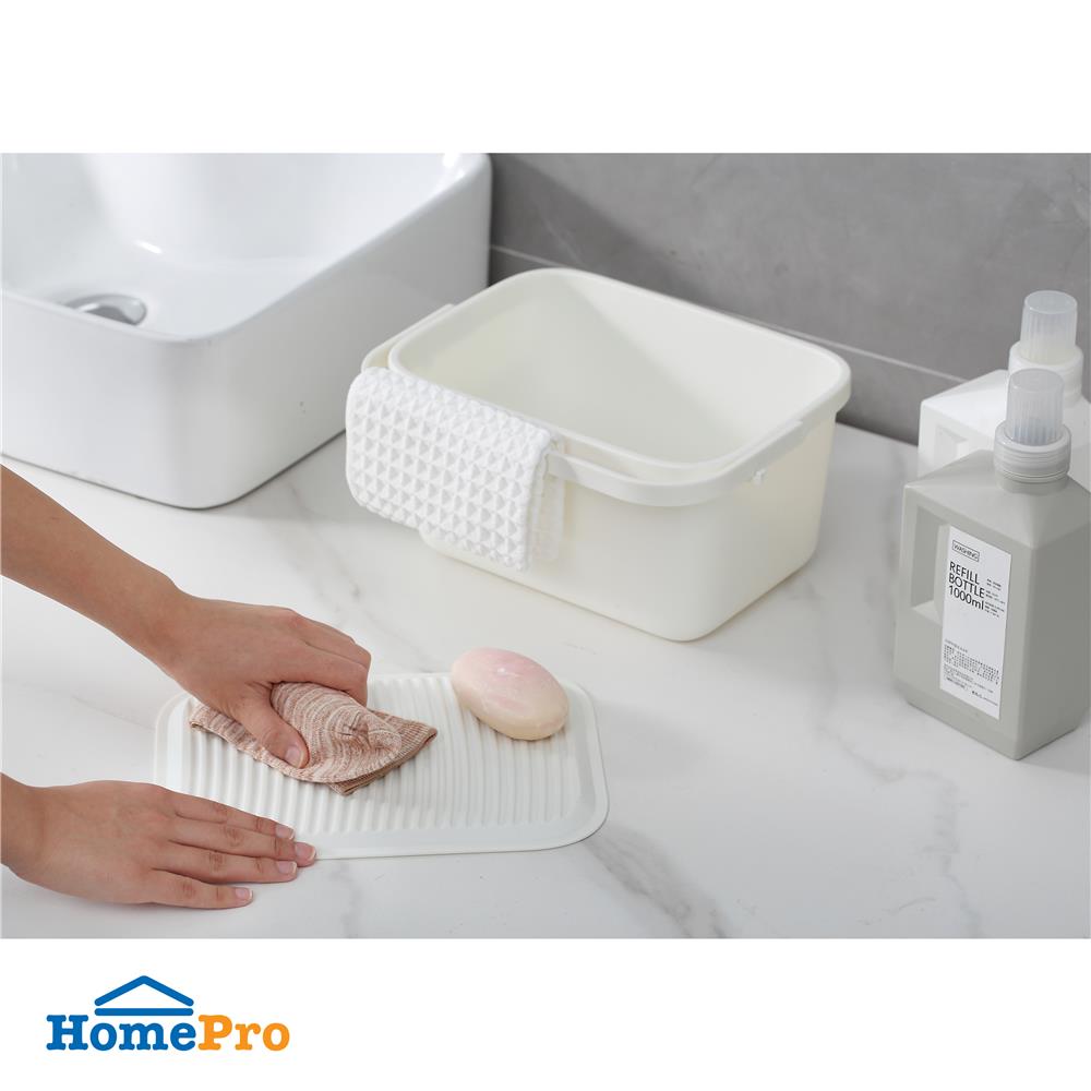 ถังหูหิ้ว ACCO 28.5x19.5x14.2 ซม. สีขาว