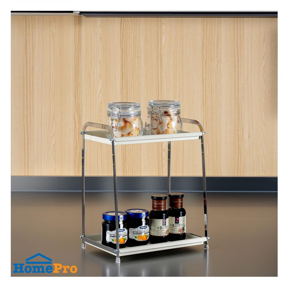 ชั้นวางของ 2 ชั้น KECH IVORY 31.5x21x36.5 ซม.