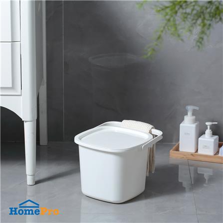 ถังน้ำเหลี่ยมฝาเปิด-ปิด ACCO 8 ลิตร สีขาว_4