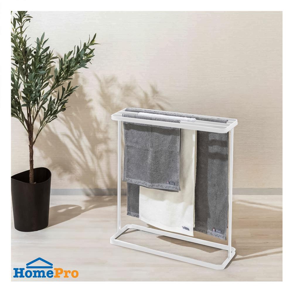 ราวพาดผ้า 5 เส้น PLIM HAKU 66x21x79.4 ซม. สีขาว