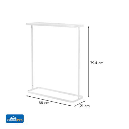 ราวพาดผ้า 5 เส้น PLIM HAKU 66x21x79.4 ซม. สีขาว_4