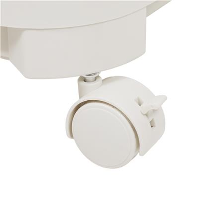 ชั้นพลาสติก 4 ชั้นพร้อมล้อ STACKO DREMI 52x30x132 ซม. สีขาว_4