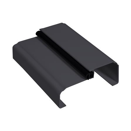 วงกบประตูเหล็ก PROFESSIONAL DOOR FR2LBK 96.4x203.5 ซม. สีเทาเม็ดทราย_1