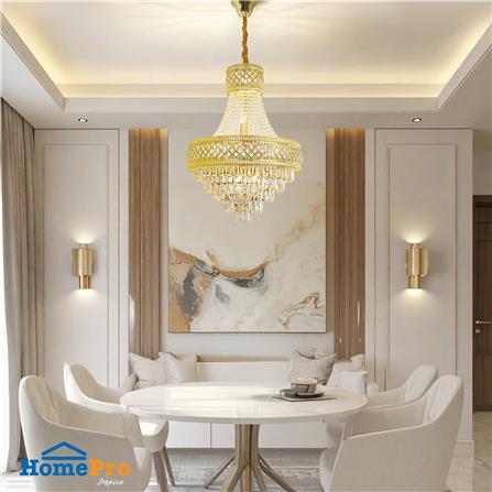 ไฟช่อ CARINI KM5200-600H สีทอง/ใส 16 หัว_1