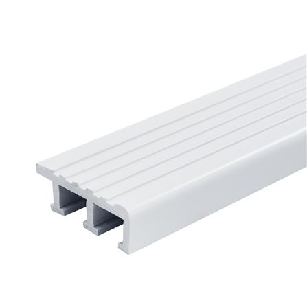 จมูกบันได PVC TARA 45 มม. x 2 ม. สีขาว_0