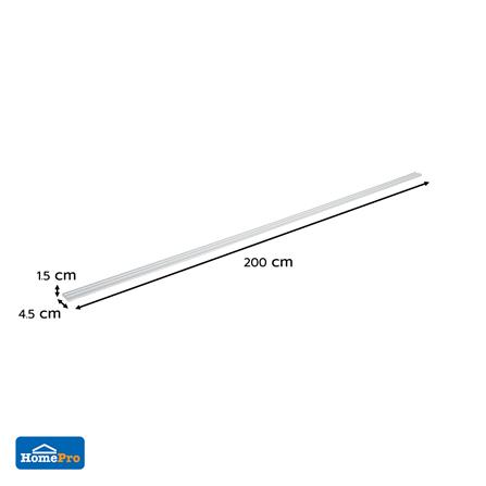 จมูกบันได PVC TARA 45 มม. x 2 ม. สีขาว_4