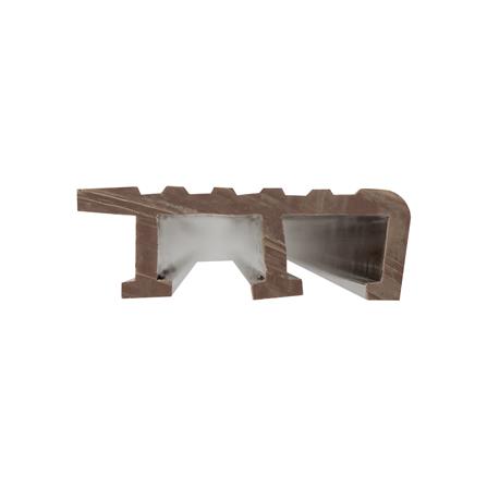 จมูกบันได PVC TARA 45 มม. x 1.5 ม. สีน้ำตาลเข้ม_2