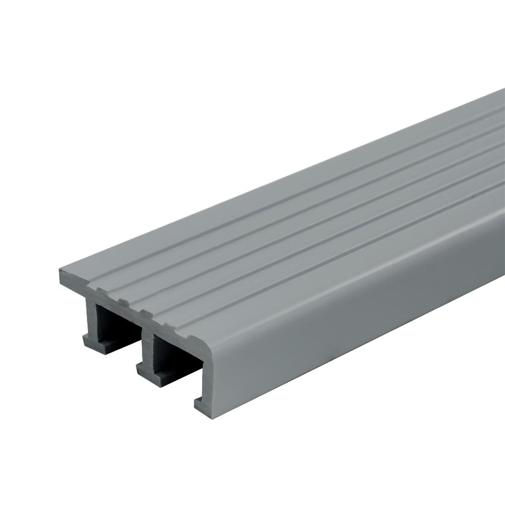 จมูกบันได PVC TARA 45 มม. x 1.5 ม. สีเทาเข้ม