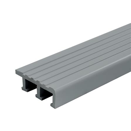 จมูกบันได PVC TARA 45 มม. x 2 ม. สีเทาเข้ม_0