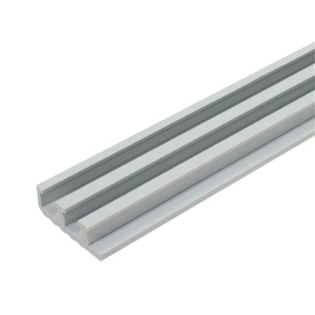 จมูกบันได PVC TARA 45 มม. x 1.5 ม. สีเทา_1