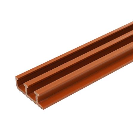 จมูกบันได PVC TARA 45 มม. x 1.5 ม. สีน้ำตาล_1