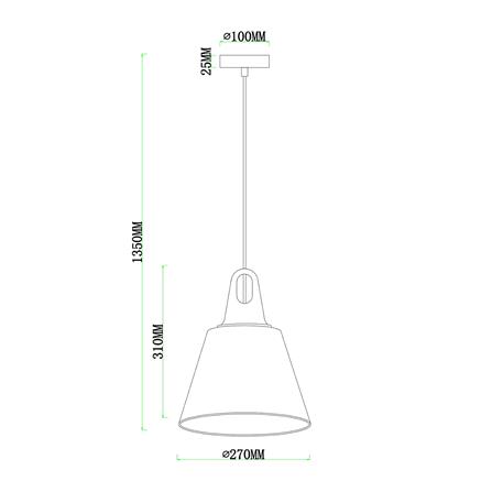 ไฟช่อ CARINI P248278 สีน้ำตาล/ทอง 1 หัว_5