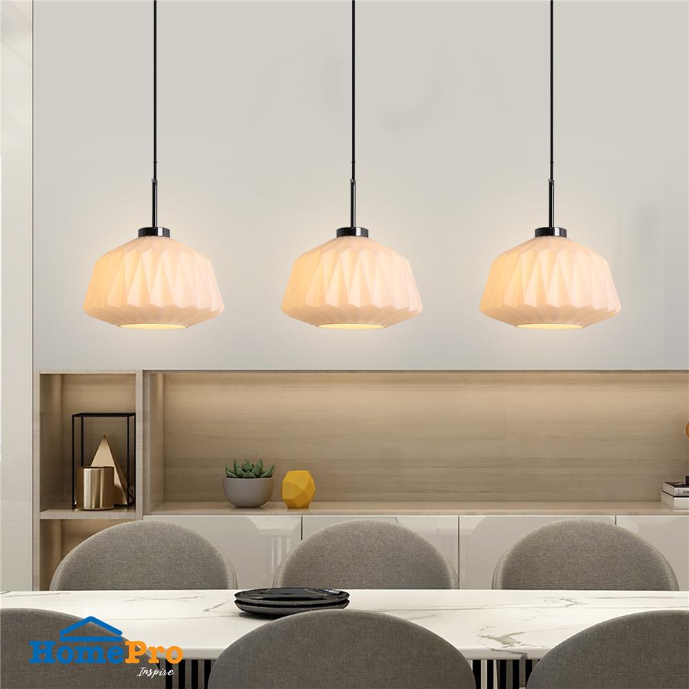 ไฟช่อ CARINI MS24140 สีขาว/ดำ 1 หัว