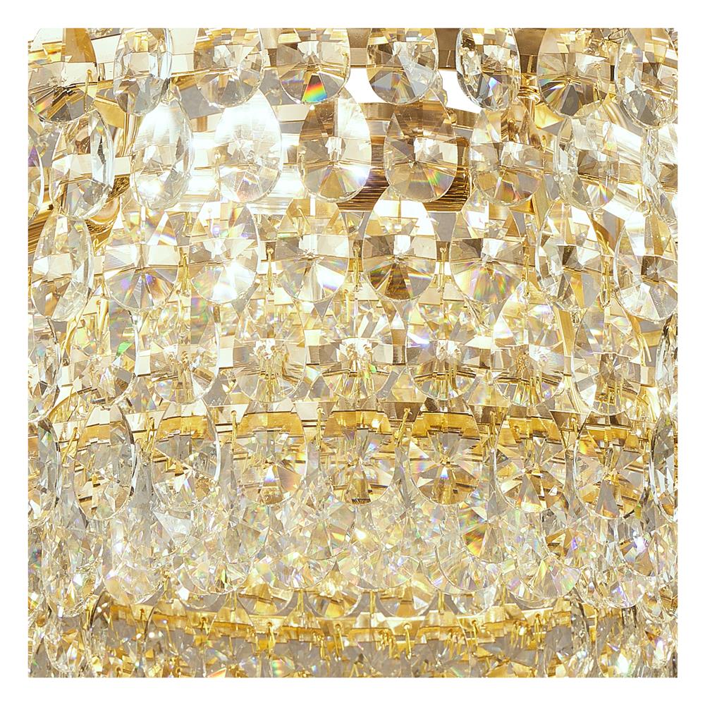 ไฟช่อ CARINI KM8021-550 สีทอง/ใส 10 หัว