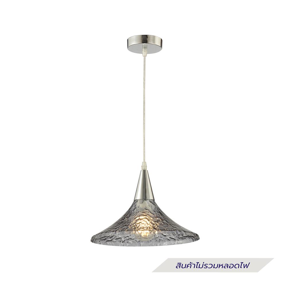 ไฟช่อ CARINI 4901/1P สีดำ/เงิน 1 หัว