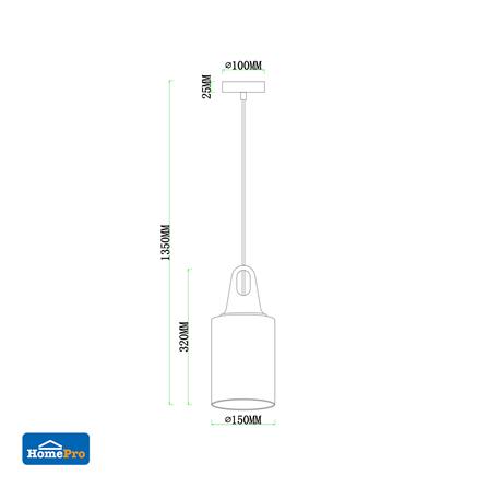 ไฟช่อ CARINI P248277 สีน้ำตาล/ทอง 1 หัว_4