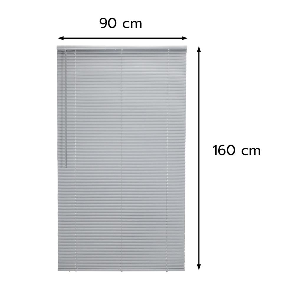 มู่ลี่ไวนิล HOME LIVING STYLE CORDLESS 90X160 ซม. สีเทา