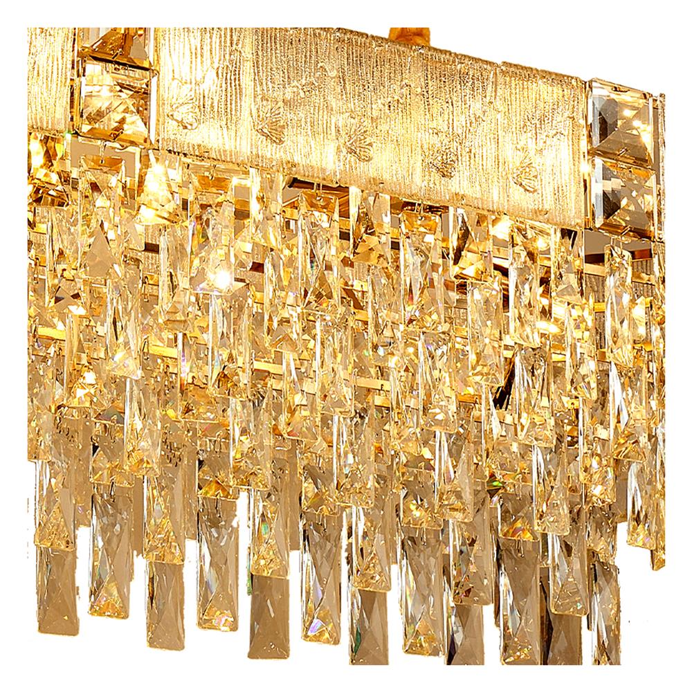 ไฟช่อ CARINI KM8072-900L สีทอง/ใส 10 หัว